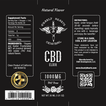 Load image into Gallery viewer, Natural Flavor Tincture 1000mg, 2000mg, 3000mg